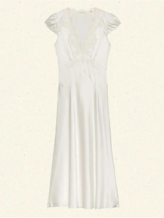 NEW Doen Coraline Dress in Salt - Picture 5 of 7